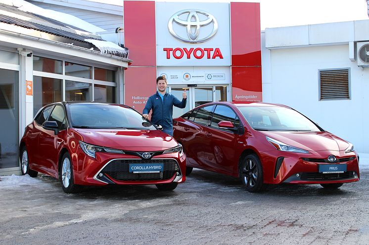 Nye Toyota Corolla Hybrid og Toyota Prius er klare for Steinkjer