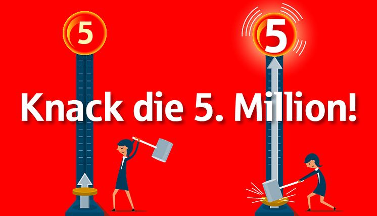 Knack die 5 Mio