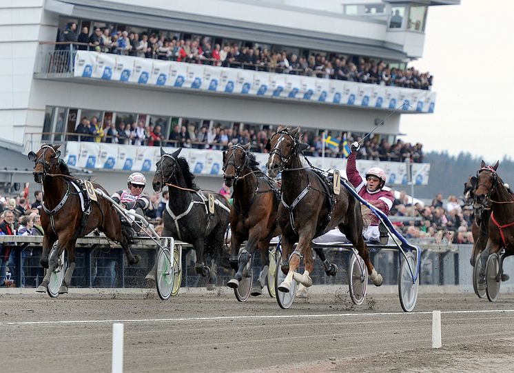 Målgång i Olympiatravet 2012