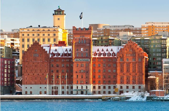 Elite Hotel Marina Tower Stockholm fasad