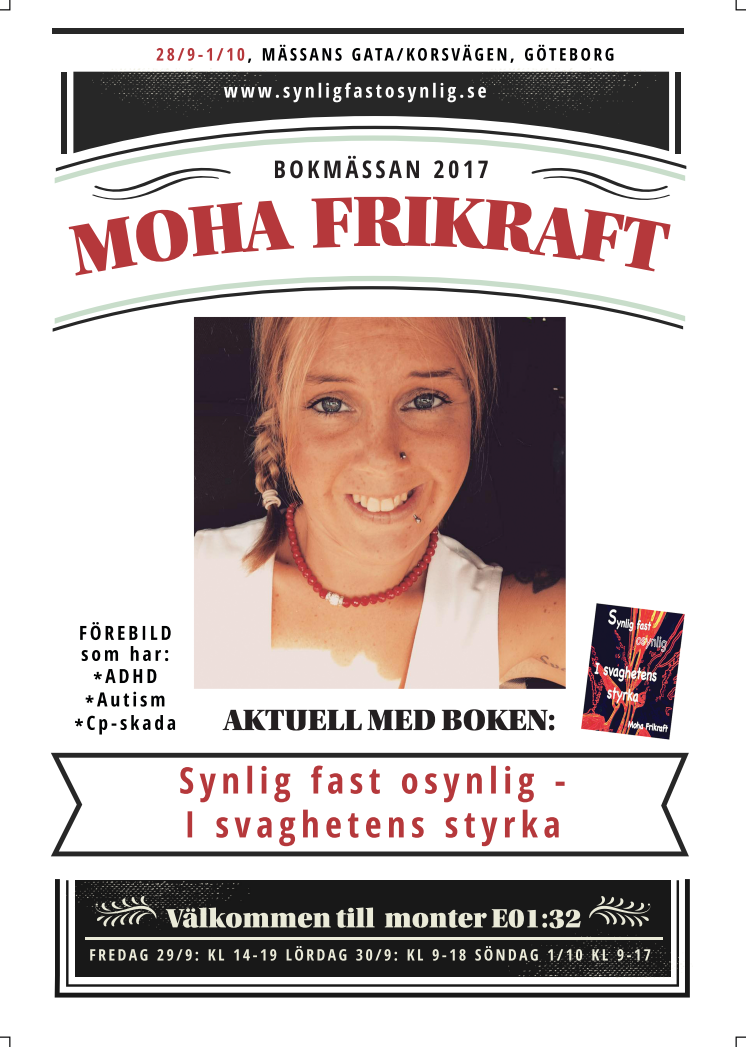 Frikraft - Aktuell på bokmässan 2017