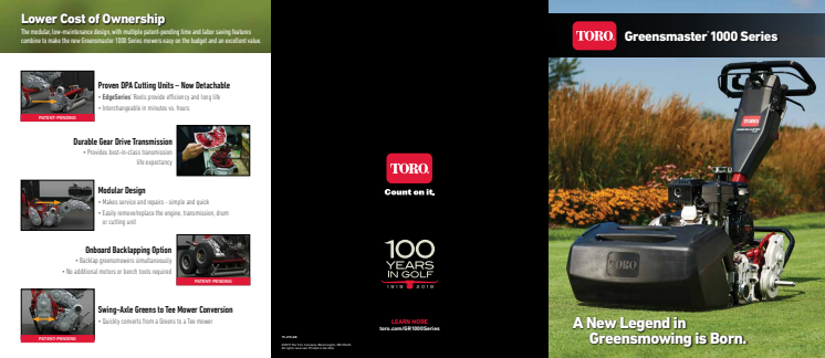 Toro Greensmaster 1000-serien