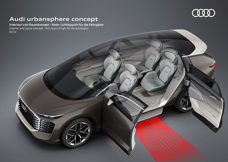 Audi urbansphere concept - illustration