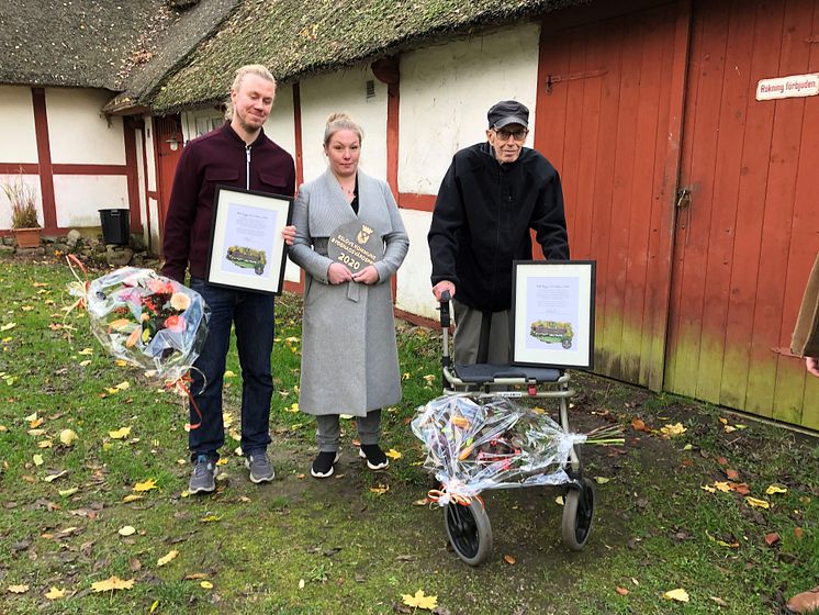 Byggnadsvårdspriset till Klockaregården i Stehags kyrkby