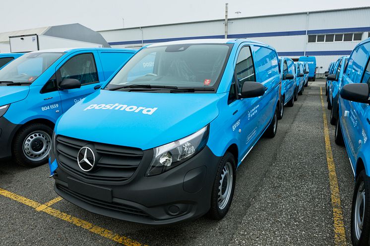 200 eSprinter och eVito till PostNord