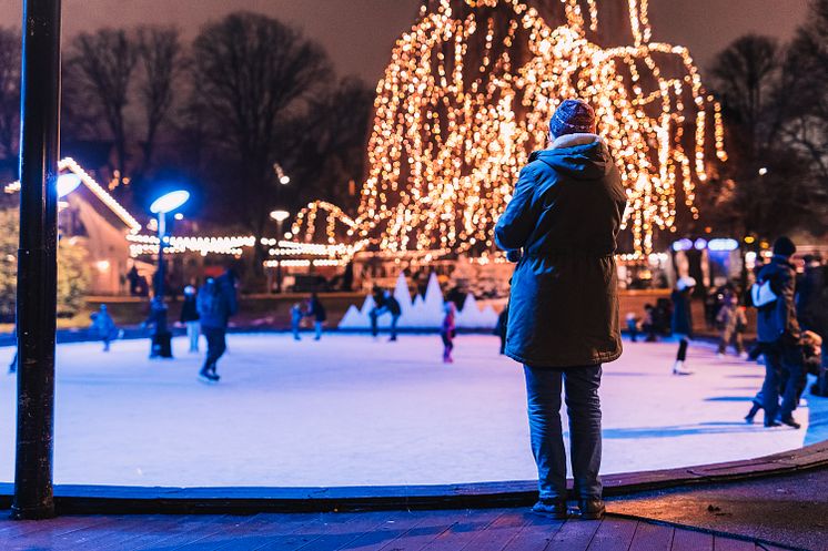 Skridskobana i Folkets park