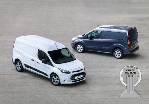 Nye Ford Transit Connect kåret til Årets Internasjonal Varebil i 2014