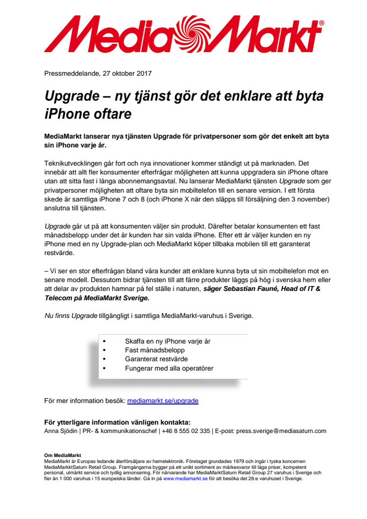 Upgrade – ny tjänst gör det enklare att byta iPhone oftare