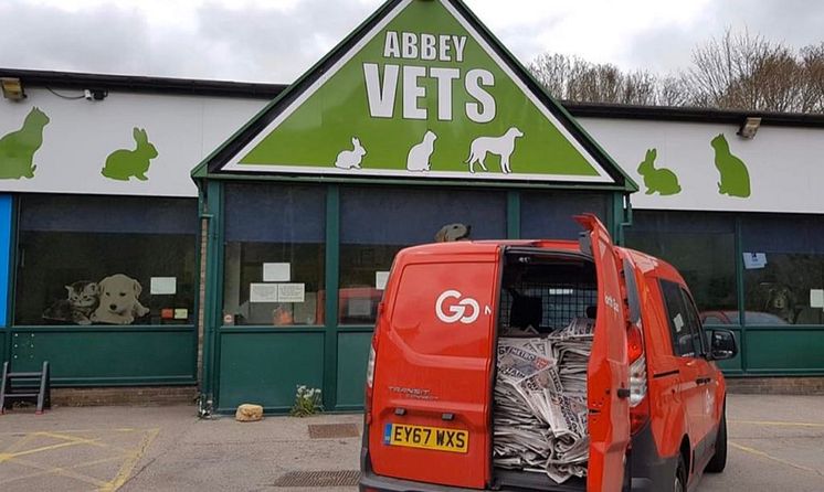 Go North East responding to an appeal from Abbey Vets in Chester-le-Street