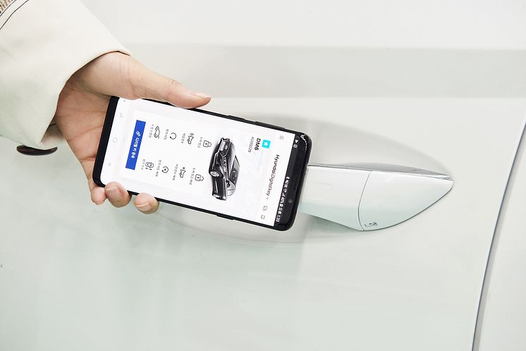Hyundai utvecklar digital bilnyckel för smartphones.