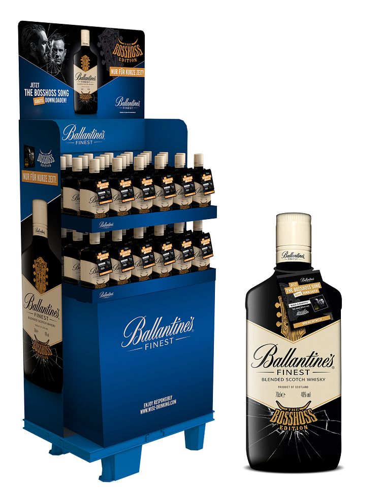 Mit jeder Flasche Ballantine's gibt es einen Song als Gratis-Download