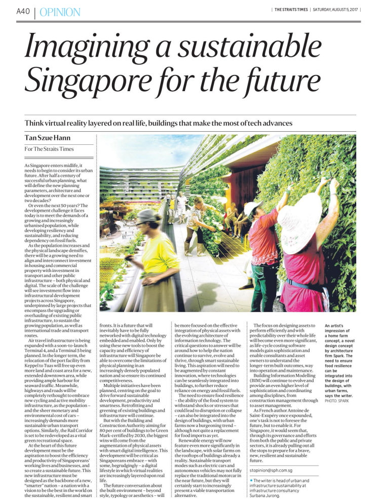 Imagining a sustainable Singapore for the future