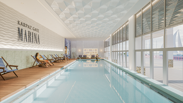 Karpaz Gate Marina - Karpaz Gate Marina's new indoor pool (rendering)