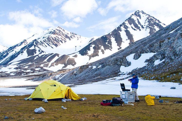 Fieldwork at Svalbard