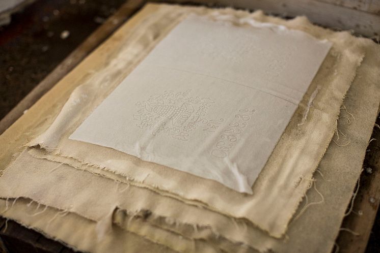 Papperstillverkning på Lessebo handpappersbruk