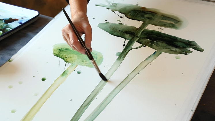 Process – om lusten att måla akvarell, 2023, Nordiska Akvarellmuseet