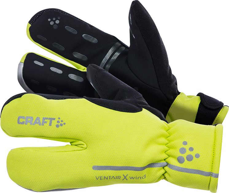 Bike thermal split finger glove