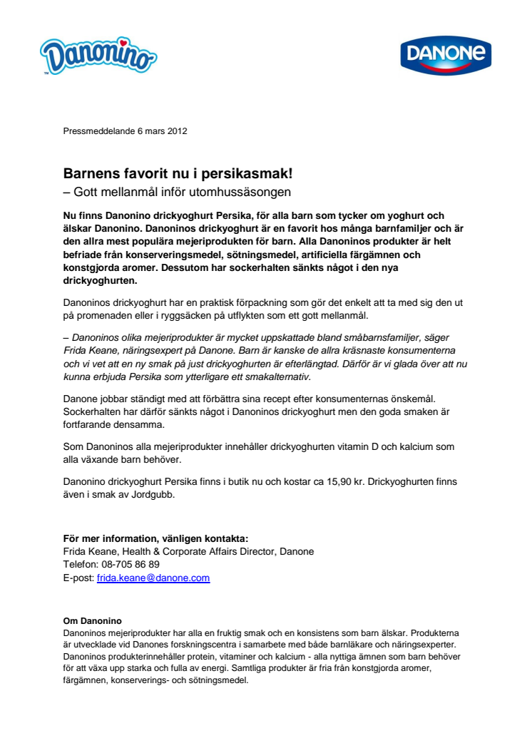  Barnens favorit nu i persikasmak! – Gott mellanmål inför utomhussäsongen