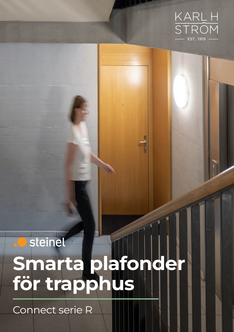 Smarta plafonder för trapphus – Connect serie R