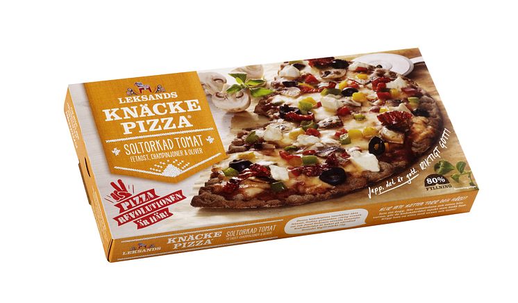 Leksands knäckepizza - vegetarisk (förpackning)