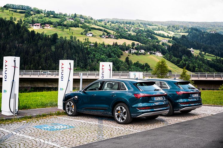 3x Audi e-tron 55 quattro på langturstest