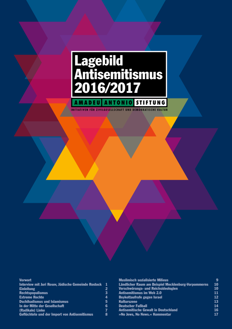 Lagebild Antisemitismus 2016/2017