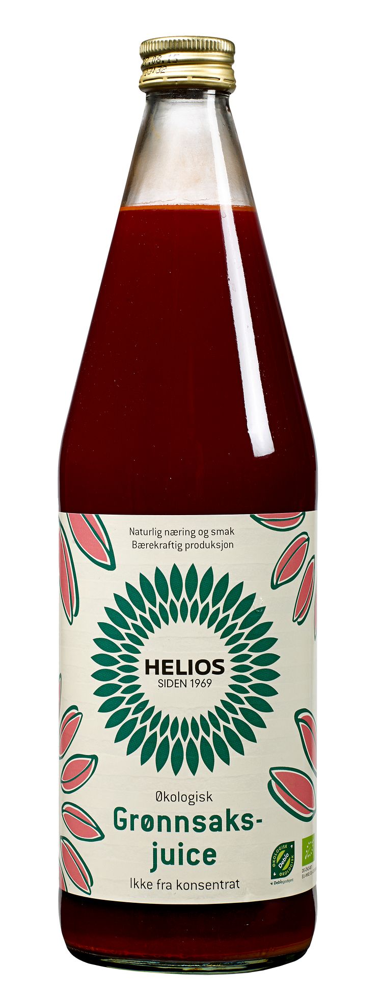Helios grønnsaksjuice økologisk demeter 0,75 l