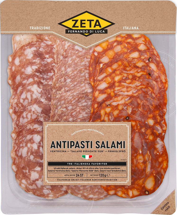 Produktbild Zeta Antipasti Salami
