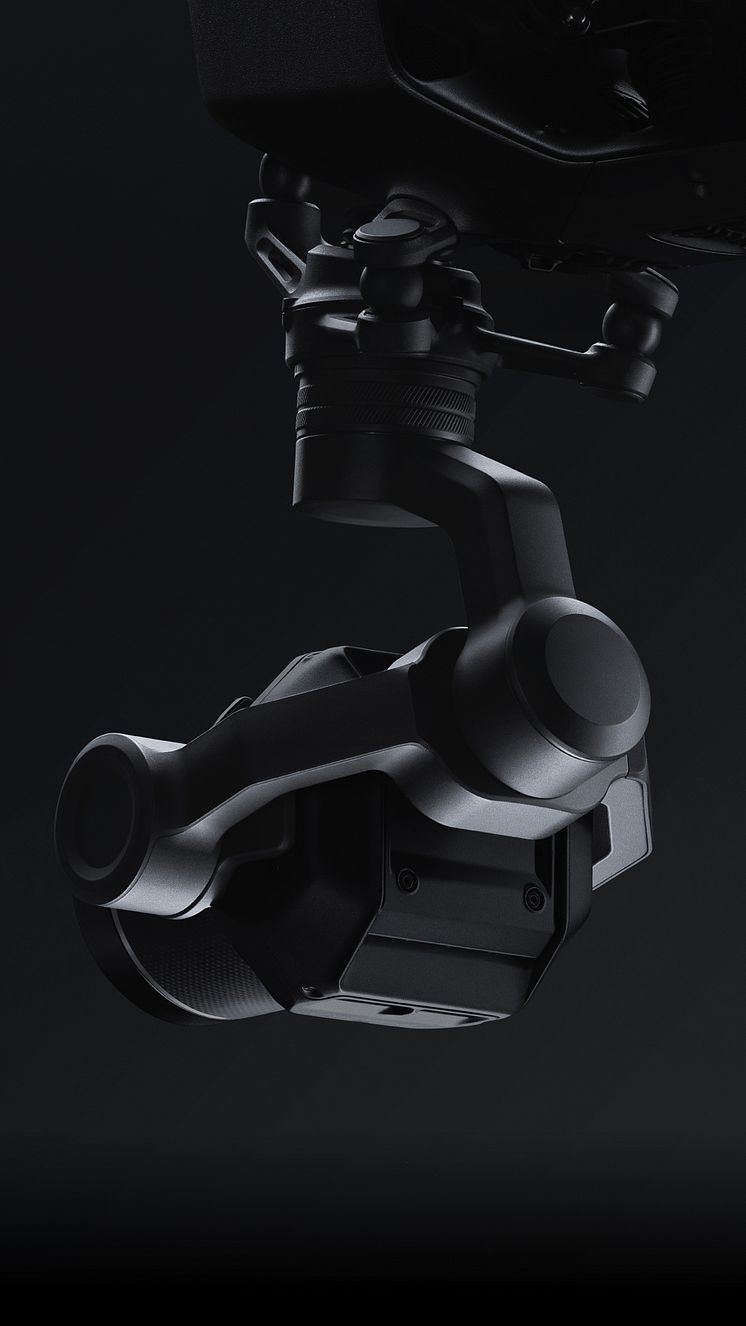 Gimbal back side vertical version