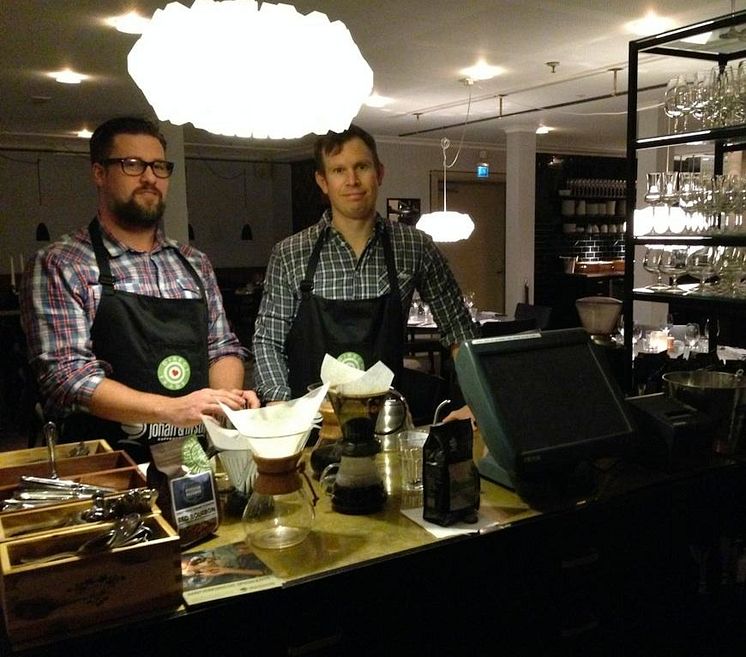 Johan & Nyström bjuder på kaffe på Hotell Fjällgården under Åre Gastronomy Week