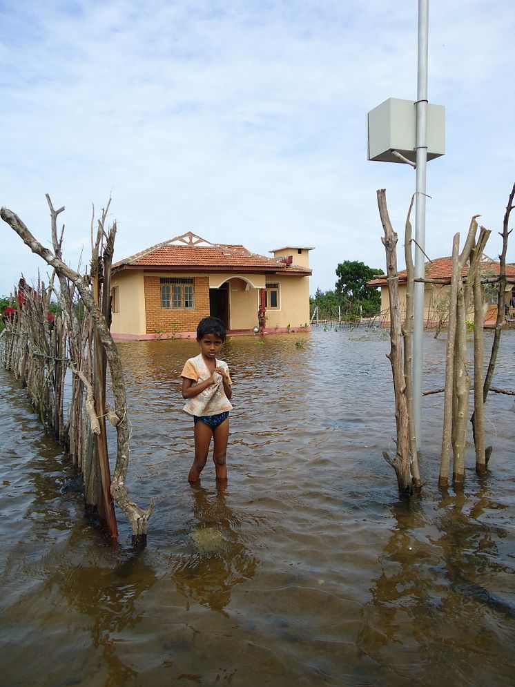 Översvämning på Sri Lanka