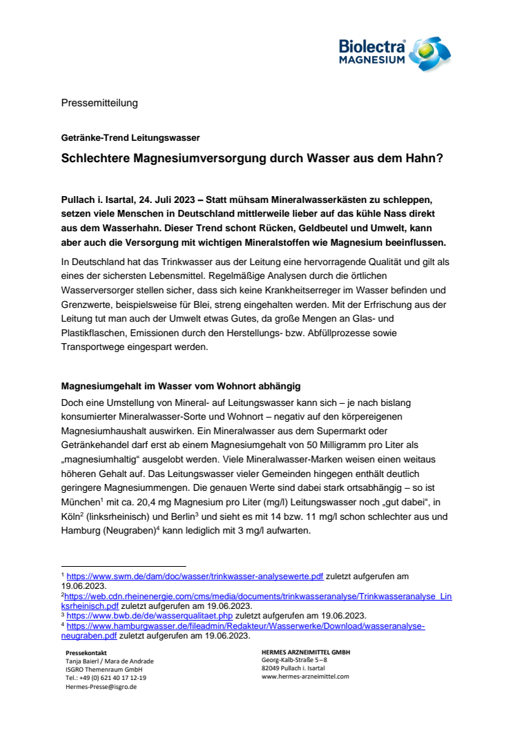 Presseinformation_Biolectra_Mineraliengehalt in Trinkwasser.pdf