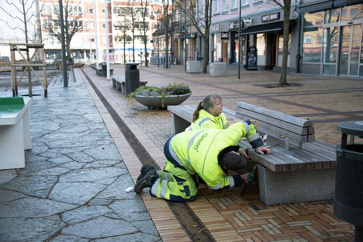 Smarta sensorer i Eslövs centrum