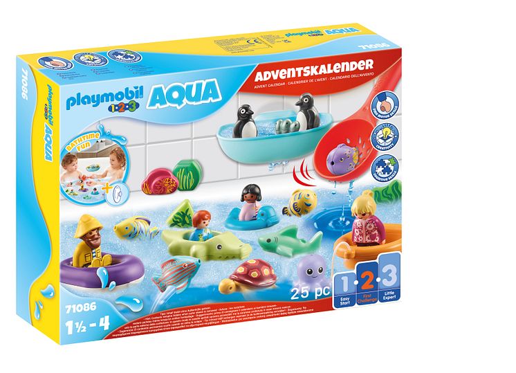 PLAYMOBIL 1.2.3 AQUA Adventskalender Badespaß (71086) von PLAYMOBIL