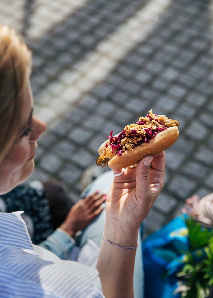 IKEA veggie hotdog