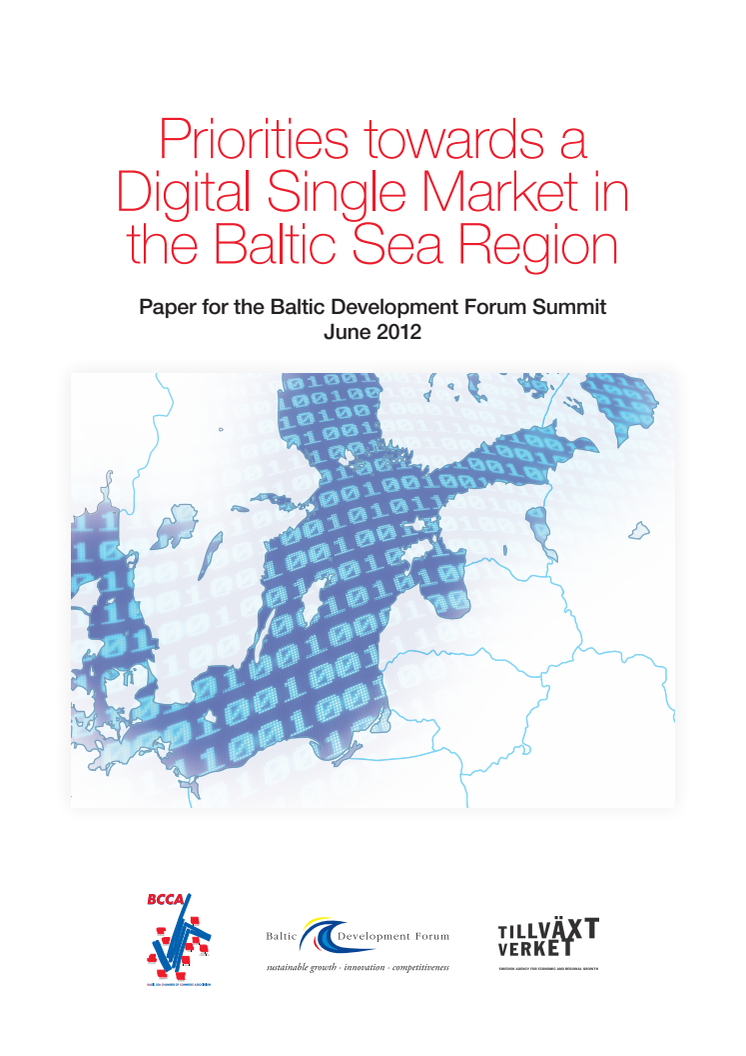 Priorities towards a Digital Single Market in the Baltic Sea Region