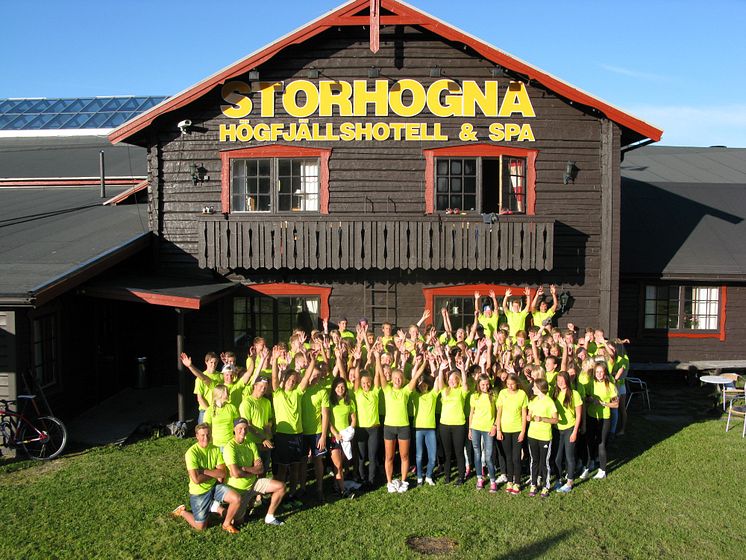 Elitläger på Storhogna för Skidförbundets unga längdåkare