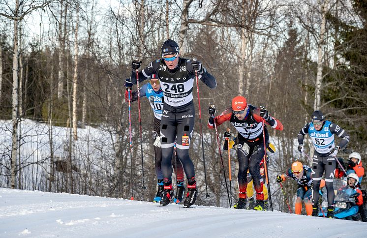 Alvar Myhlback i Vasaloppet 2023.