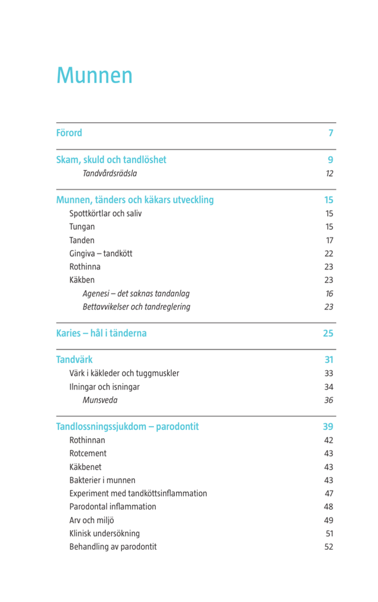 Provläs boken Munnen. Tänder, kropp och själ