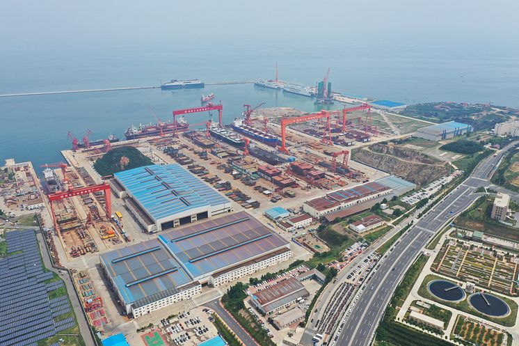 Kongsberg Maritime is to supply China Merchants Jinling Shipyard (Weihai) with systems for two RoPax vessels 