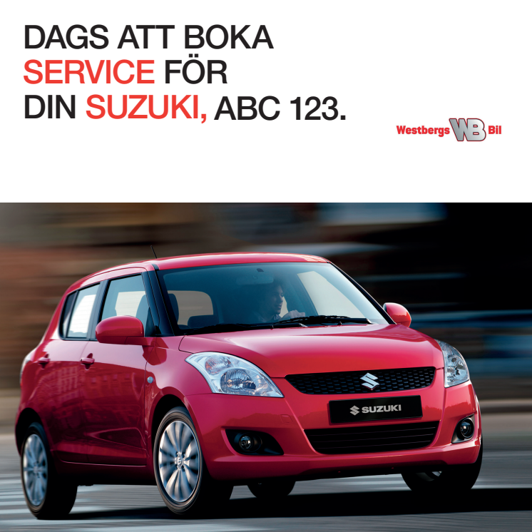 Hur trimmar man Suzuki serviceförsäljning bäst?