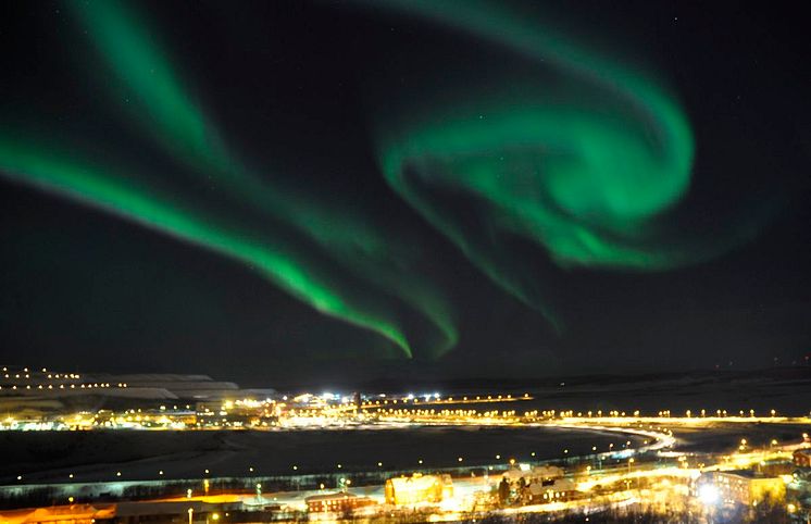 Aurora över kiruna