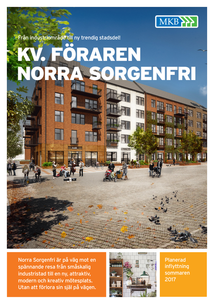 Informationsblad Norra Sorgenfri kvarteret Föraren