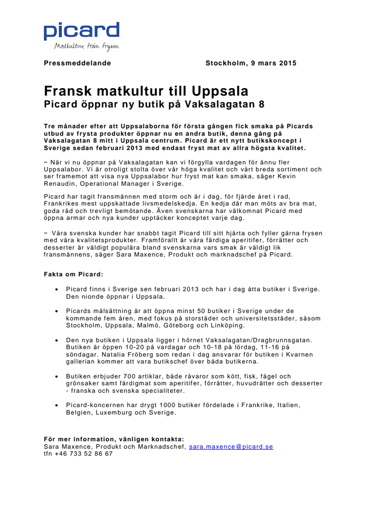 Fransk matkultur till Uppsala