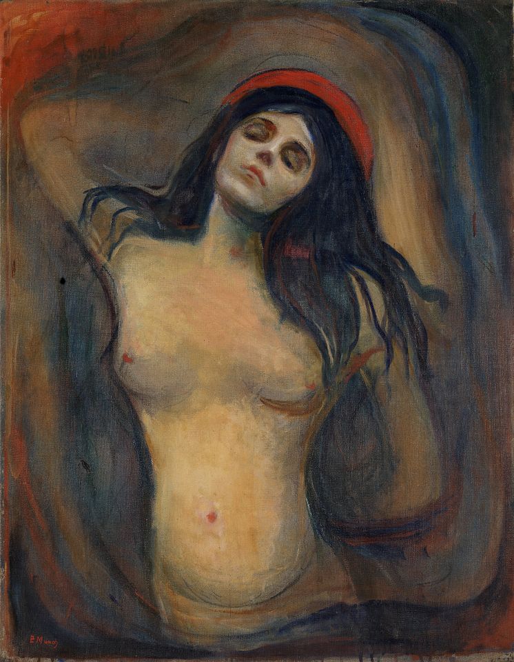 Edvard Munch, «Madonna», 1895.