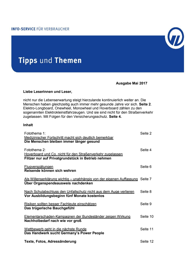 Tipps und Themen 5-2017