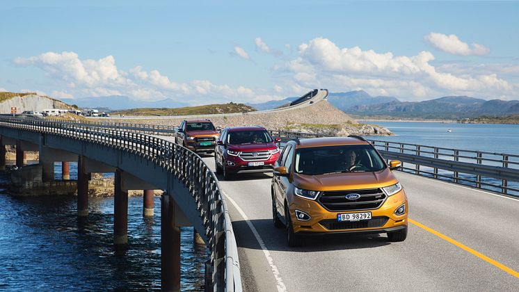 Ford-lansering av nye Edge og Ranger i Molde