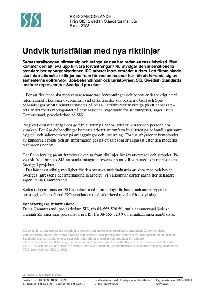 Undvik turistfällan med nya riktlinjer 