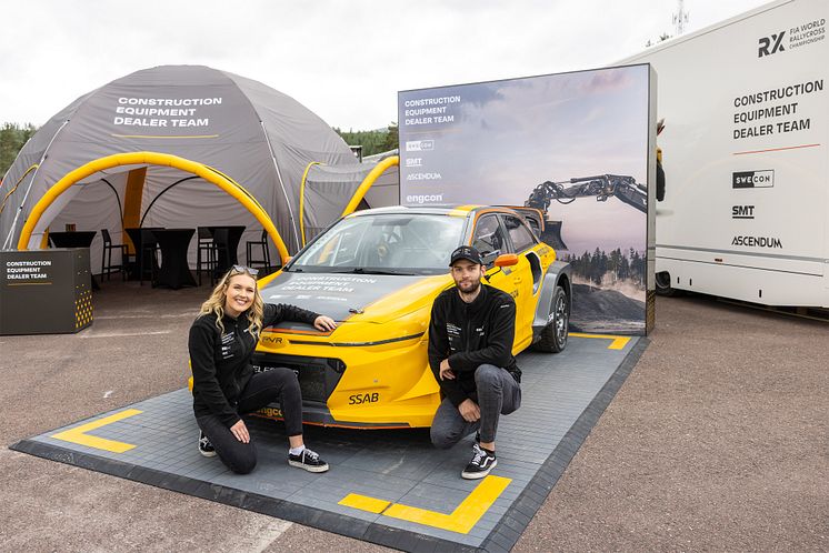 CE Dealer Team i eldrivna rallycross-VM 2022 - Klara Andersson och Niclas Grönholm