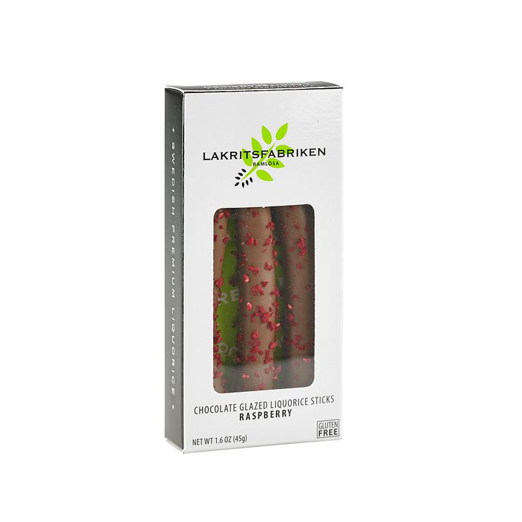 Liquorice Sticks Milk Chocolate & Raspberry, 45g